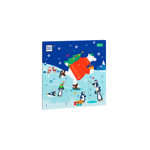 4000417906908 - Adventskalender 773848 Quadrat Eisbär und Pinguine 4000417906908 347 Gramm