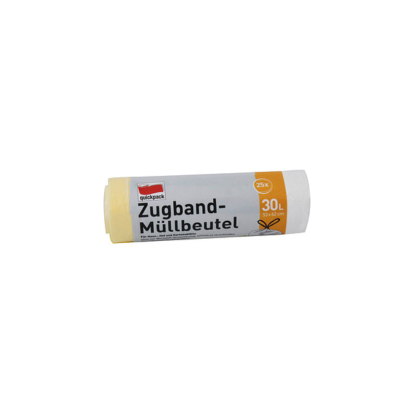 4008284042156 - Müllbeutel 42156 gelb 30 Liter mit Zugband 4008284042156 25 Stück 4008284042156 - Müllbeutel 42156 gelb 30 Liter mit Zugband 4008284042156 25 Stück