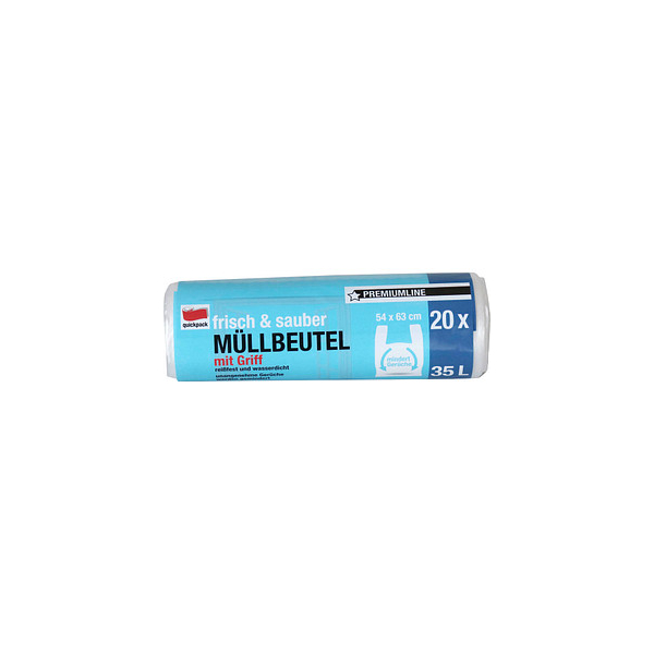 4008284853509 - Müllbeutel 853509 frisch & sauber transparent 35 Liter mit Griff 4008284853509 20 Stück 4008284853509 - Müllbeutel 853509 frisch & sauber transparent 35 Liter mit Griff 4008284853509 20 Stück