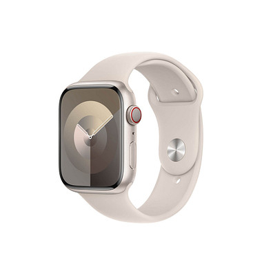 Apple Watch Series 9 45 mm Aluminium (GPS+Cellular) Sportarmband ML  polarstern