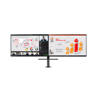 LG Ergo Dual 27QP88DP-BS Monitor 68,5 cm (27 Zoll) schwarz