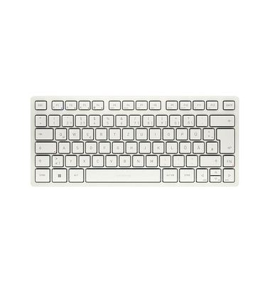 CHERRY KW 7100 MINI BT Tastatur kabellos milchweiß