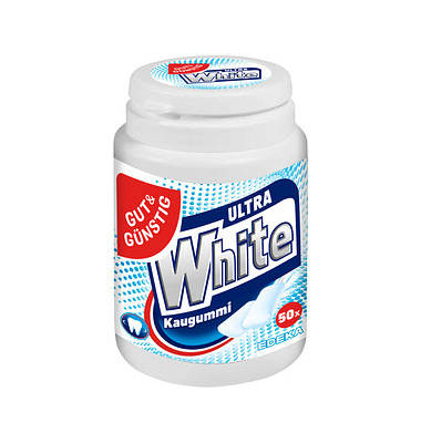 GUT&GÜNSTIG White Mint Kaugummis 50 Dragees GUT&GÜNSTIG White Mint Kaugummis 50 Dragees