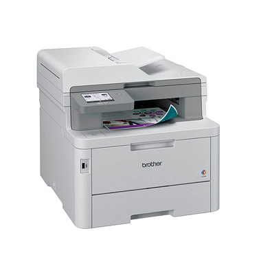 brother MFC-L8390CDW 4 in 1 Farblaser-Multifunktionsdrucker grau