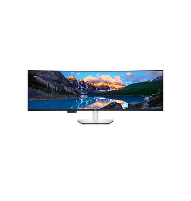 DELL UltraSharp U4924DW 5K Monitor 124,5 cm (49,0 Zoll) silber