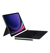Book Cover Keyboard Tablet-Hülle für SAMSUNG Galaxy Tab S9+ schwarz