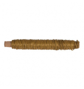 Papier Basteldraht gold 0,55 mm 20,0 m 1 Rolle