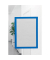 2 magnetoplan Magnetrahmen selbstklebend Magnetofix  blau A4