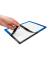 2 magnetoplan Magnetrahmen selbstklebend Magnetofix  blau A4