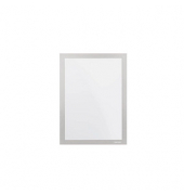 2 magnetoplan Magnetrahmen selbstklebend Magnetofix  silber A3
