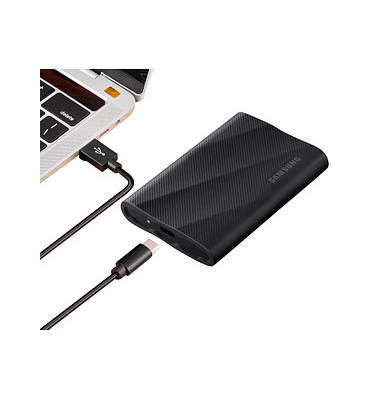 SAMSUNG Portable T9 2 TB externe SSD-Festplatte schwarz