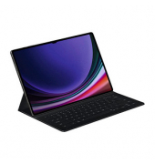 Book Cover Keyboard Slim Tablet-Hülle für SAMSUNG Galaxy Tab S9 Ultra schwarz
