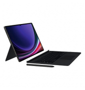 Book Cover Keyboard Tablet-Hülle für SAMSUNG Galaxy Tab S9 Ultra schwarz