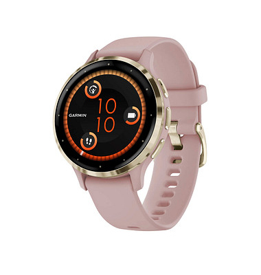 GARMIN Venu 3S Smartwatch dust rose, softgold