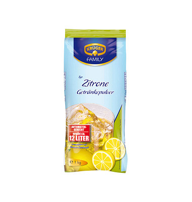 KRÜGER Zitrone Getränkepulver 1,0 kg KRÜGER Zitrone Getränkepulver 1,0 kg