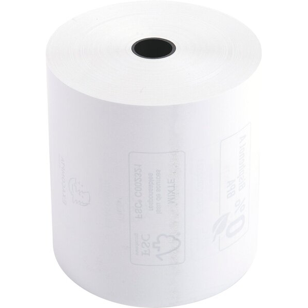 3130631438211 - Thermorolle 80x70mm x 72m (per6) für KassensystemeWaagen BPA-frei 3130631438211 6 Stück