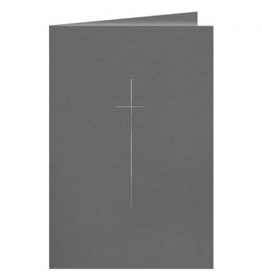 Trauerkarten 81-10633 11,5x17 cm 115mm x 170mm (BxH) wei&szlig;/schwarz