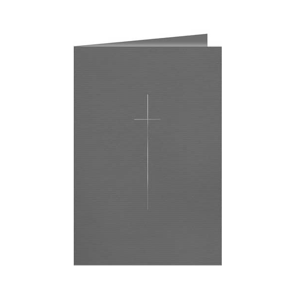 5 Stück PBs Trauerkarten 81-10633 11,5x17 cm 115mm x 170mm (BxH) weiß/schwarz 9004546540328 PBs