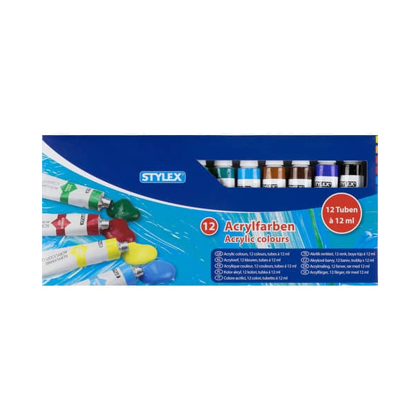 4044186286519 - 28651 Acrylfarbe 12ST matt 4044186286519 STYLEX 4044186286519 - 28651 Acrylfarbe 12ST matt 4044186286519 STYLEX