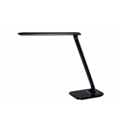 LED-Schreibtischlampe Bon, schwarz, mit Standfuß, dimmbar