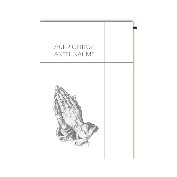 5 Stück PBs Trauerkarten 811336 11,5x17 cm 115mm x 170mm (BxH) Aufrichtige Anteilnahme bunt 9004546542629 PBs