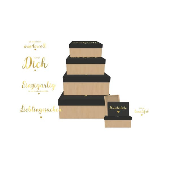 4014995385963 - WeihnGeschenkkarton Lieblingssachen 4014995385963 Braun und Company