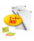 Flipchartblock Super Sticky Promo FT510105826, 77,4x63,5cm, blanko, 90g