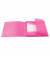 Gummizugmappe Transluzent - Designserie 19505, A4 pink Polypropylen (PP), f&uuml;r ca. 50 Blatt  (80 g/m&sup2;), mit 3 Einschlagklappen