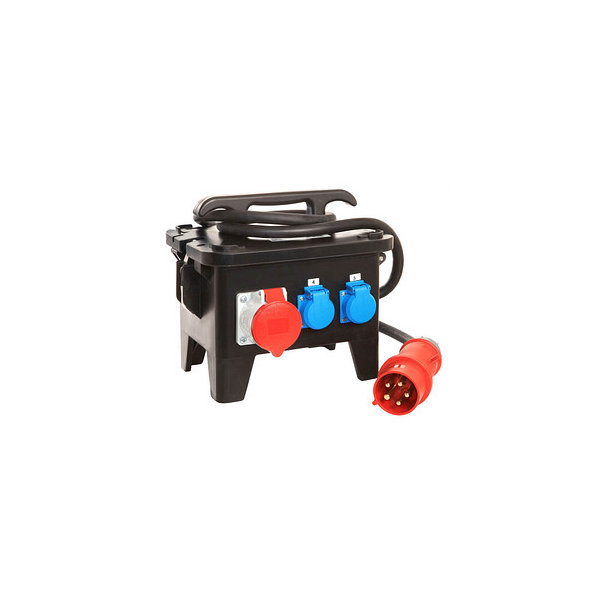 4011160605550 - CEE Stromverteiler Baustellenstromverteiler M4 60555 400 V 32 A 4011160605550 - CEE Stromverteiler Baustellenstromverteiler M4 60555 400 V 32 A
