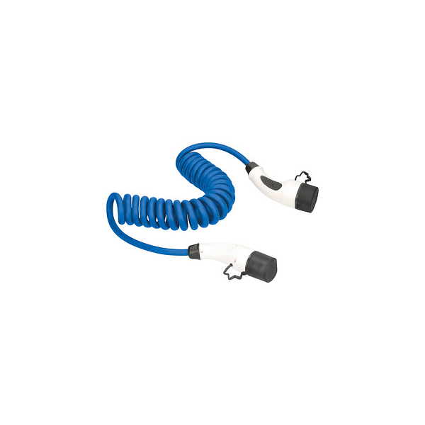 4011160651229 - MODE 3 Spiral Ladekabel für Elektroautos Typ 2 auf Typ 2 blau 400 V 16 A 110 KW 10 - 50 m 4011160651229 as-Schwabe 4011160651229 - MODE 3 Spiral Ladekabel für Elektroautos Typ 2 auf Typ 2 blau 400 V 16 A 110 KW 10 - 50 m 4011160651229 as-Schwabe