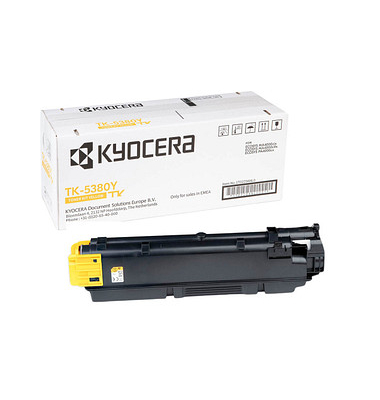 Toner 1T02Z0ANL0 (TK-5380Y), gelb, ca. 10000 Seiten