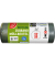 Müllbeutel 2572867001 Recycling, schwarz, 60 Liter, mit Zugband