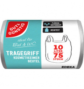 Müllbeutel 2677630005, transparent, 10 Liter, mit Griff