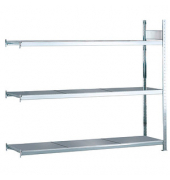SCHULTE Anbau-Weitspannregal WS 2000 15527 silber 225,0 x 80,0 x 200,0 cm