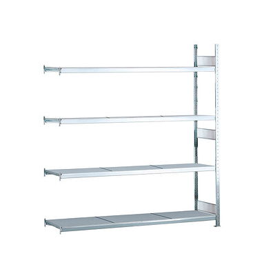 SCHULTE Anbau-Weitspannregal WS 2000 15607 silber 225,0 x 80,0 x 250,0 cm