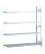 SCHULTE Anbau-Weitspannregal WS 2000 15607 silber 225,0 x 80,0 x 250,0 cm