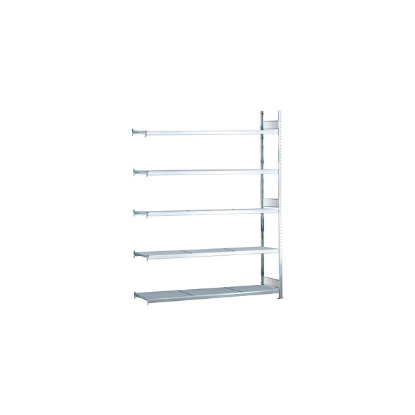 4004514215383 - SCHULTE Weitspannregal mit Stahlboden Höhe 3000 mm Spannweite 2250 mm Anbauregal Tiefe 500 mm