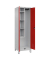 CP Putzmittelschrank Classic Plus 080110-00-S10002 lichtgrau, verkehrsrot 60,0 x 50,0 x 195,0 cm, aufgebaut