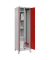 CP Putzmittelschrank Classic Plus 080110-00-S10002 lichtgrau, verkehrsrot 60,0 x 50,0 x 195,0 cm, aufgebaut