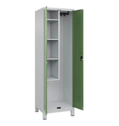 CP Putzmittelschrank Classic Plus 080110-00-S10006 lichtgrau, resedagrün 60,0 x 50,0 x 195,0 cm, aufgebaut
