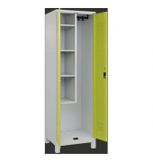 CP Putzmittelschrank Classic Plus 080110-00-S10010 clowngrün, lichtgrau 60,0 x 50,0 x 195,0 cm, aufgebaut