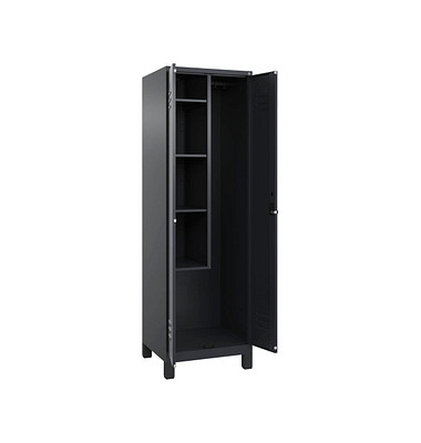 CP Putzmittelschrank Classic Plus 080110-00-S10012 anthrazitgrau 60,0 x 50,0 x 195,0 cm, aufgebaut