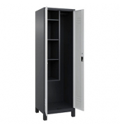 CP Putzmittelschrank Classic Plus 080110-00-S10013 anthrazitgrau, lichtgrau 60,0 x 50,0 x 195,0 cm, aufgebaut