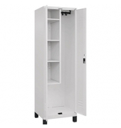 CP Putzmittelschrank Classic Plus 080110-00-S10014 verkehrsweiß 60,0 x 50,0 x 195,0 cm, aufgebaut