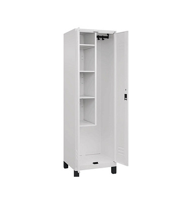 CP Putzmittelschrank Classic Plus 080110-00-S10014 verkehrsweiß 60,0 x 50,0 x 195,0 cm, aufgebaut