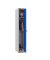 phoenix Spind blau, grau PL1130GBK, 1 Schließfach 30,0 x 50,0 x 183,0 cm