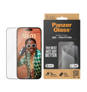PanzerGlass™ UWF mit Applikator Display-Schutzglas für Apple iPhone 15 Pro Max