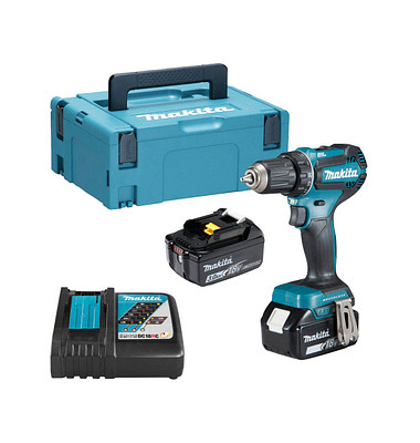 makita DDF485RFJ Akku-Bohrschrauber 18,0 W, mit 2 Akkus
