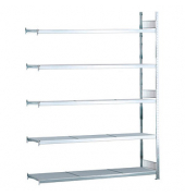 SCHULTE Anbau-Weitspannregal WS 2000 15737 silber 225,0 x 80,0 x 300,0 cm