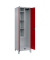CP Putzmittelschrank Classic Plus 080110-00-S10017 lichtgrau, verkehrsrot 60,0 x 50,0 x 195,0 cm, aufgebaut